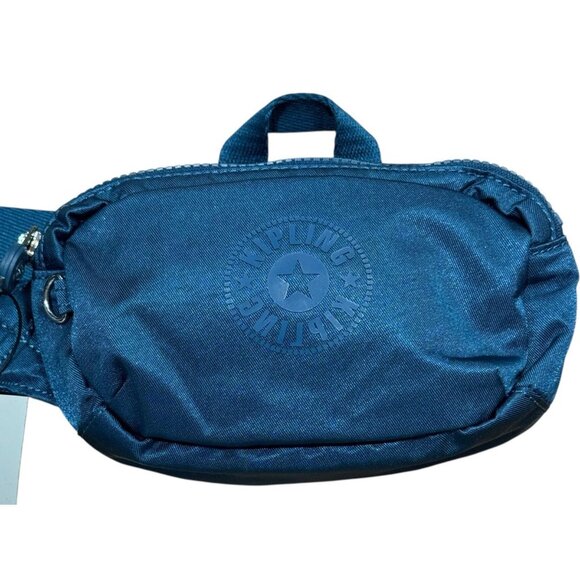 Kipling Alys Waistpack Waist Fanny Pack Belt Bag Blue Purse New - NO Monkey - Picture 2 of 6